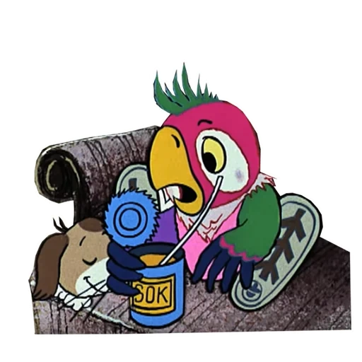 kesha parrot, keisha parrot is funny, soyuzmultfilm parrot kesha, return of the roaming parrot