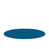 l'ovale, di forma circolare, ellittica blu, l'ellisse, rettangolo ovale
