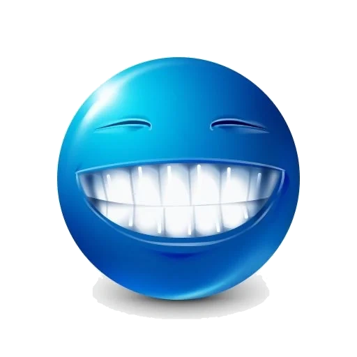 smile, человек, пиктограмма, синий смайлик, смешные смайлики