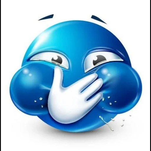 twitter, wajah tersenyum biru, smiley blue, wajah tersenyum biru, wajah tersenyum lucu