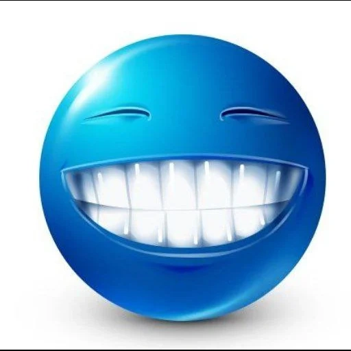 souriant, sourire bleu, smiley est bleu, smiley bleu être, smiley bleu rit