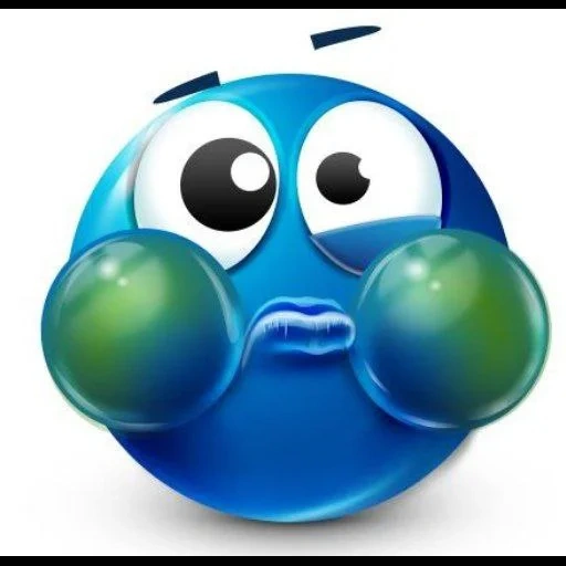 kit, blue emoticons, blue smiley, smiley is blue funny