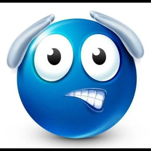 sorriso azul, blue smiley, os emoticons são engraçados, meme blue smiley, caro emoticon azul