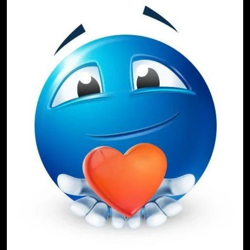 wajah tersenyum biru, ekspresi biru, wajah tersenyum biru, smiley face love, kekasih tersenyum biru