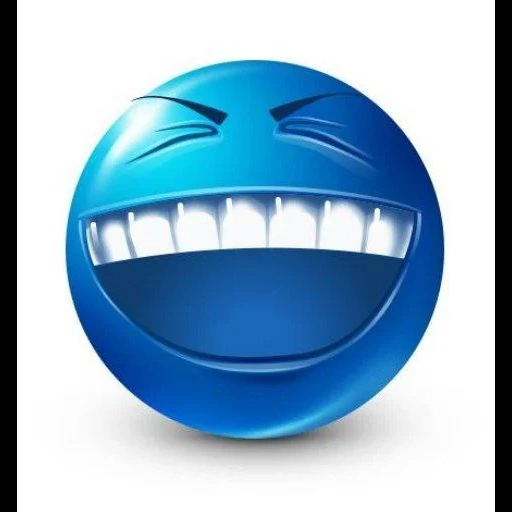blue smile, smiley is blue, smiley laughter is blue, smiley is blue funny, blue smiling smiley