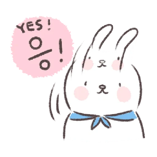 animation, rabbit, rabbit, rabbit sticker