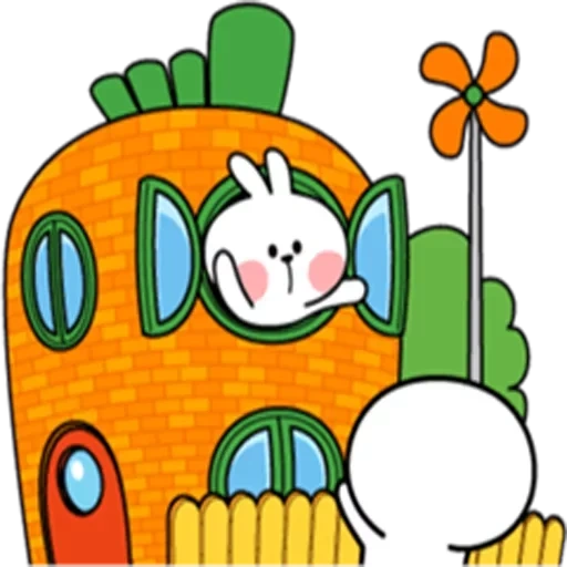 yoshi, gioco bambino, disegno di coniglio, applicazione delle carote