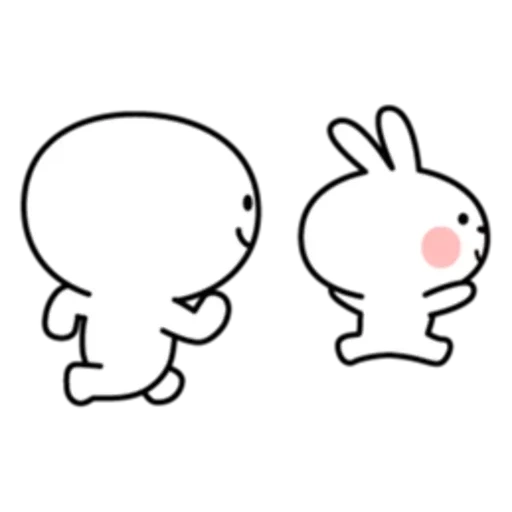 coniglio, schizzo di coniglio, bunny sketch, il disegno del coniglio è carino, adorabili schizzi di coniglietti