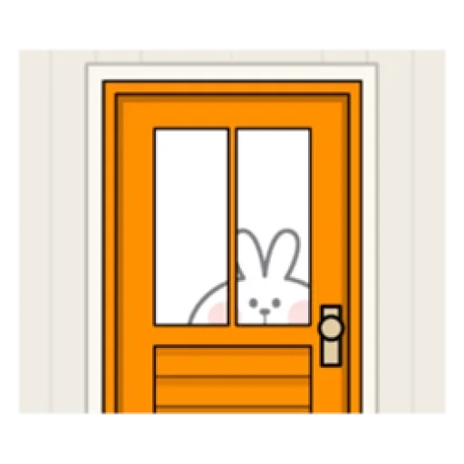 la puerta de los niños, la puerta es vector, la puerta está coloreando, la puerta a un fondo blanco, dibujo de la puerta de los niños