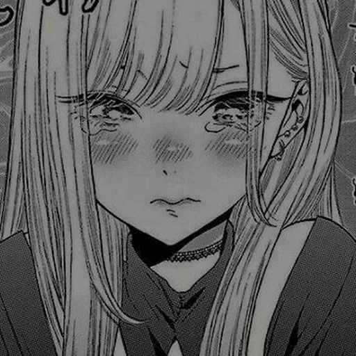 image, manga anime, anime triste, manga des filles anime, fille manga anime