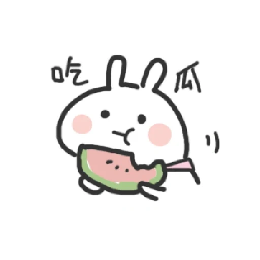 kawai, funny, little rabbit is cute, lovely little rabbit