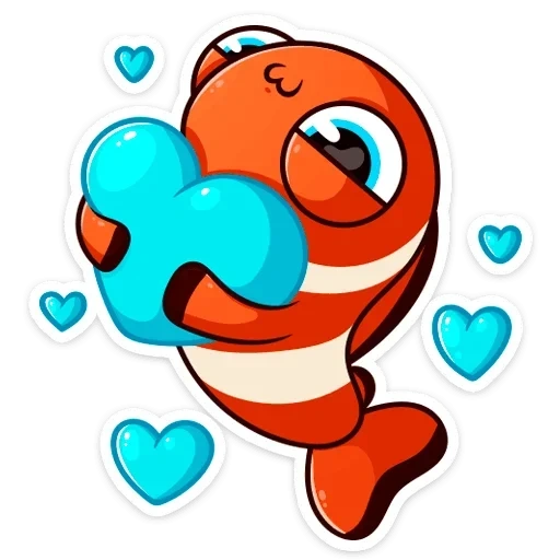 lovely, clown fish, bobby babble, fictional character