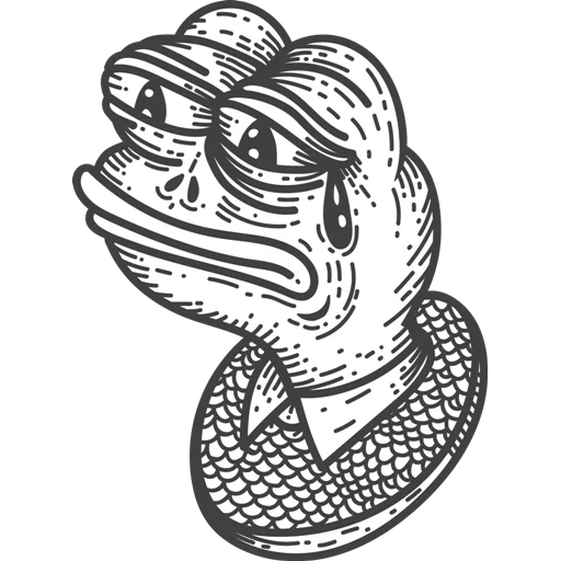 theory, elite theory, pepe the frog black and white