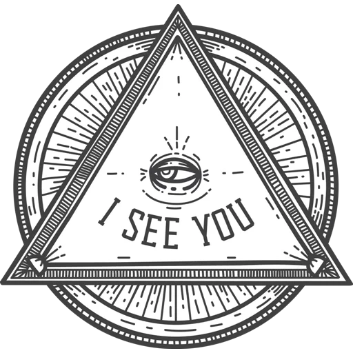oeil qui voit tout, signe illuminati, masons illuminati, symbole illuminati, eye de masonov sketch