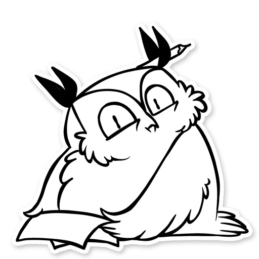 owl, figure, hibou hibou, chouette de boggart, bogart owl comics