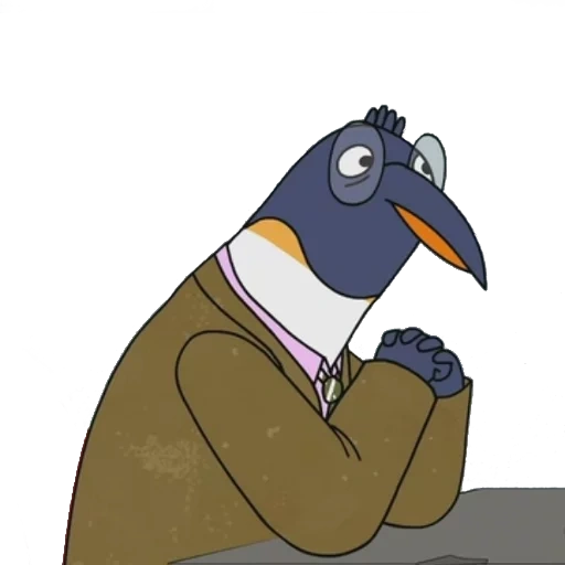 mensch, animation, penguin bodzek, pferdebodzhek huhn, pferd von boddeca 1 serie1 sezon