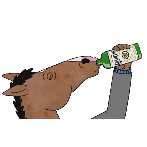 bodzek, de l'alcool, cojack à cheval, bojack bukhoy, gina bojack