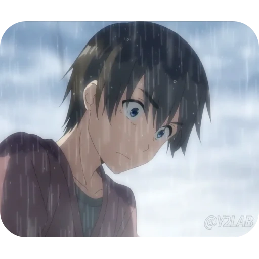 anime, abb, anime charaktere, rain kid anime, yu tong ist aufrichtig