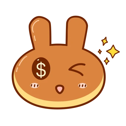 moneda, ilustración, logotipo de pancakeswap