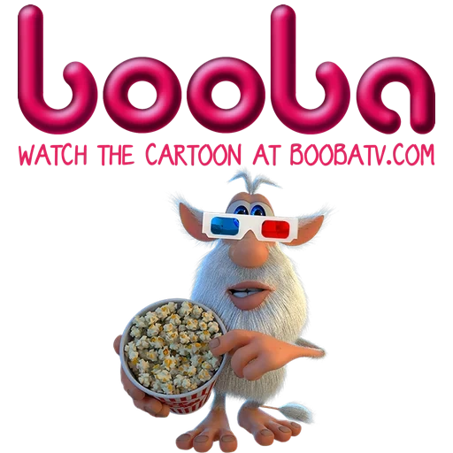 bubba, bubba bubba, bubakin, personnages de dessins animés bubba, haricots à pop-corn