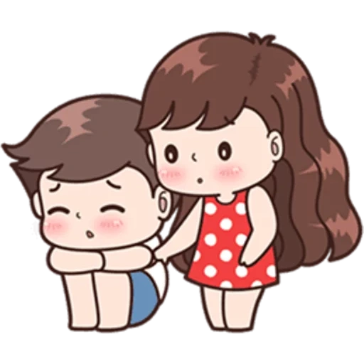 the pairs are cute, drawings of steam, cute couples drawings, dear couple drawing, morning kiss cute couple of cartoon without background