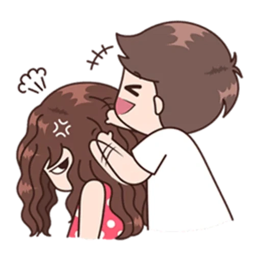 anime, beaux couples, dessins de vapeur, couple mignon, cher couple