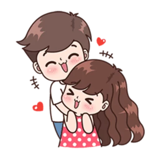 un couple, image, beau couple, dessins de couples mignons, quelques amoureux