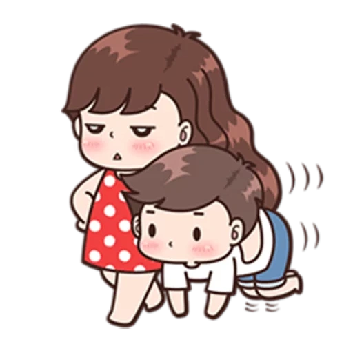 clipart, una pareja, boobib lindo, dibujos de vapor, dibujos de parejas lindas