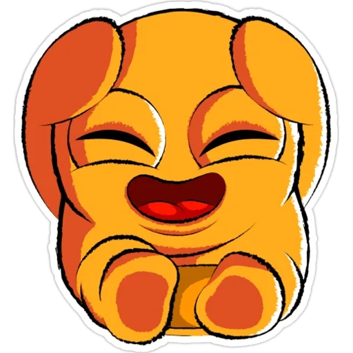 löwe, emoji, ein spielzeug, boo aufkleber, emoji ist süß