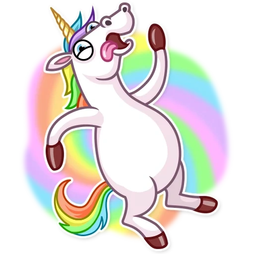 licornes, la licorne est drôle, licorne arc-en-ciel, unicorn sparks deb