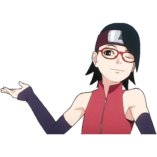 sarada, sarada uchiha, render sarada uchiha, sarada uchiha dewasa, anime boruto sarada uchiha