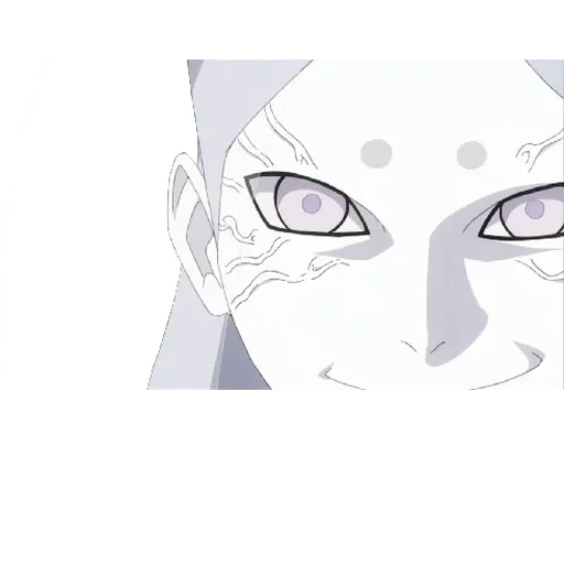 naruto, outsutsuki, byakugan momoshiki, hagoromo byakugan, byakugan outsutsuki