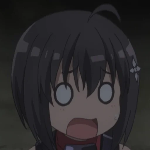 anime, anime emotions, anime moments, anime characters, anime rickka takanashi meme
