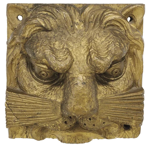 gunners emblem, rickety animals, migliore decorative panel bronze