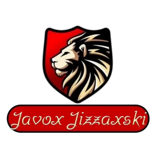 uomini, badge, logo lion, logo leone, tigre rossa logo