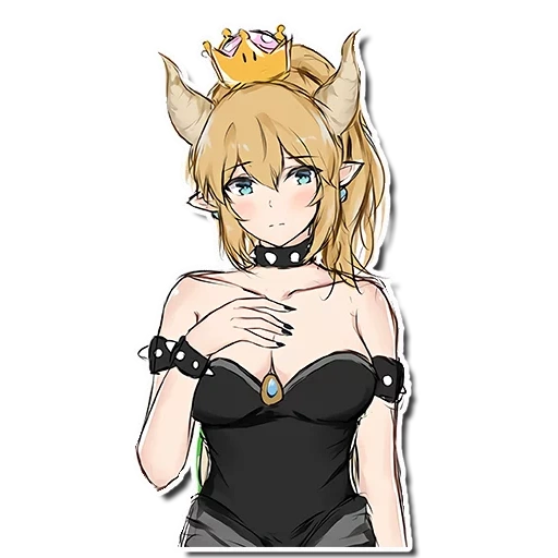 bowsette, боузетта, боузета вайфу, боузетта марио, боузетта манга