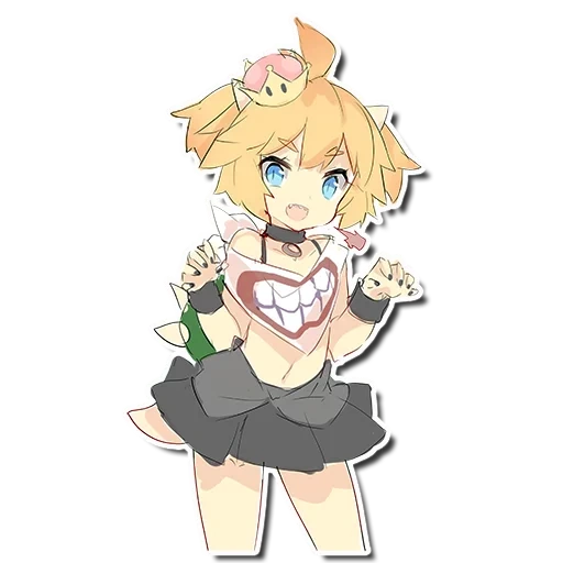 bowsette, боузетта, rin kagamine, рин кагамине, рин кагамине рендер