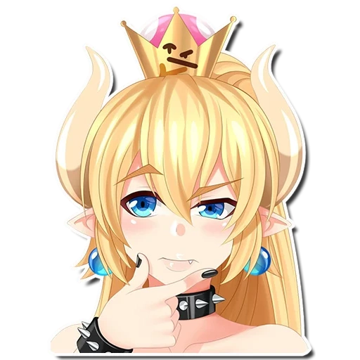 bowsette, боузетта, боузетта mega, принцесса боузетта, принцесса боузетта аниме