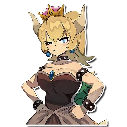bowsette, боузетта, боузета вайфу, боузетта mega, боузетта марио