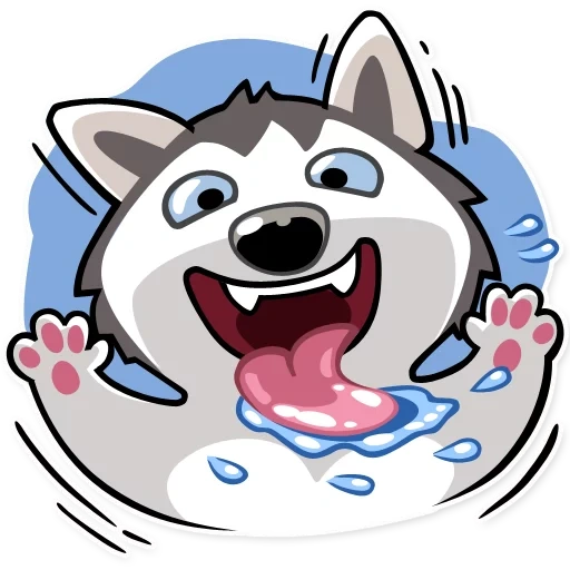 husky, husky e, desenho animado husky, cartoon husky, desenho animado husky