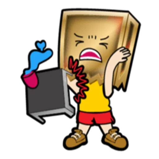 bitald, box head, tv, personagem