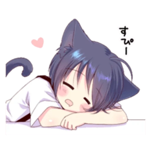 abb, catgirl, nico anime, anime cute, schöne anime-tag