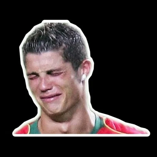 ronaldo, ronaldo está llorando, cristiano ronaldo, mem ronaldo está llorando, jugador de fútbol cristiano ronaldo