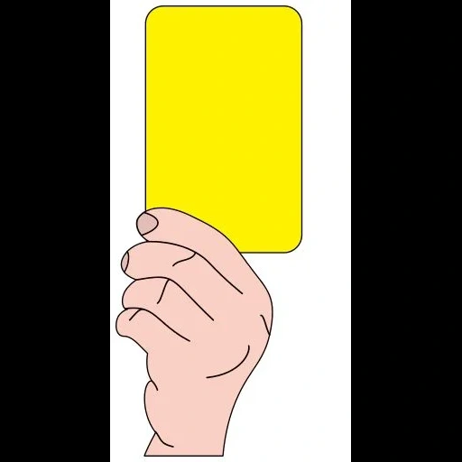 yellow, yellow card, yellow card, red card