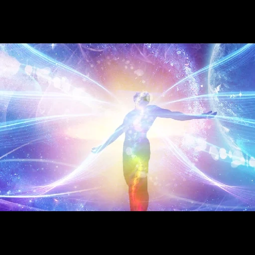esotérico, un hombre de energía, energía humana, llenado de energía, clairvoyance elena dunaeva