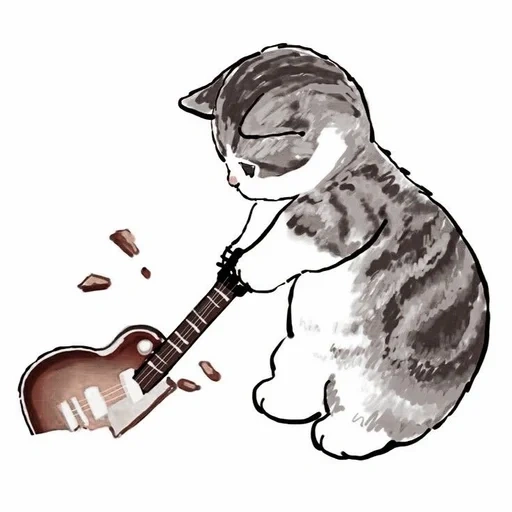 gato, gatos de mofu, ilustración de gato, ilustración de un gato, lyalalalalalalalyalalalal