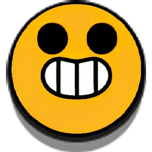 emoji, brawl hub, emoji sangat menarik, wajah tersenyum, senyum kuning imut
