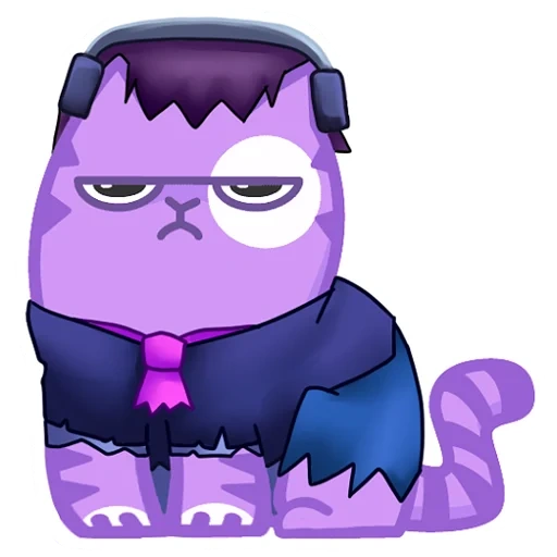 engineering, cat barsik purple