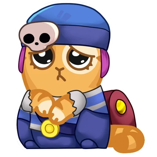 orang, brasik, brawl stars, brawl stars penny, penny brawl stars 3d