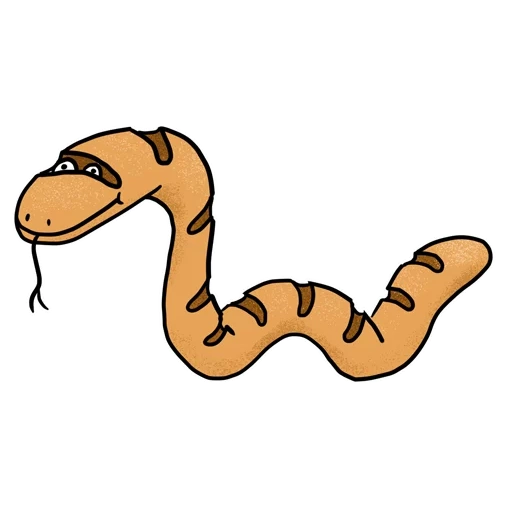pitone, serpente, serpente dei cartoni animati, serpentina vettoriale carino, snake crawl animation